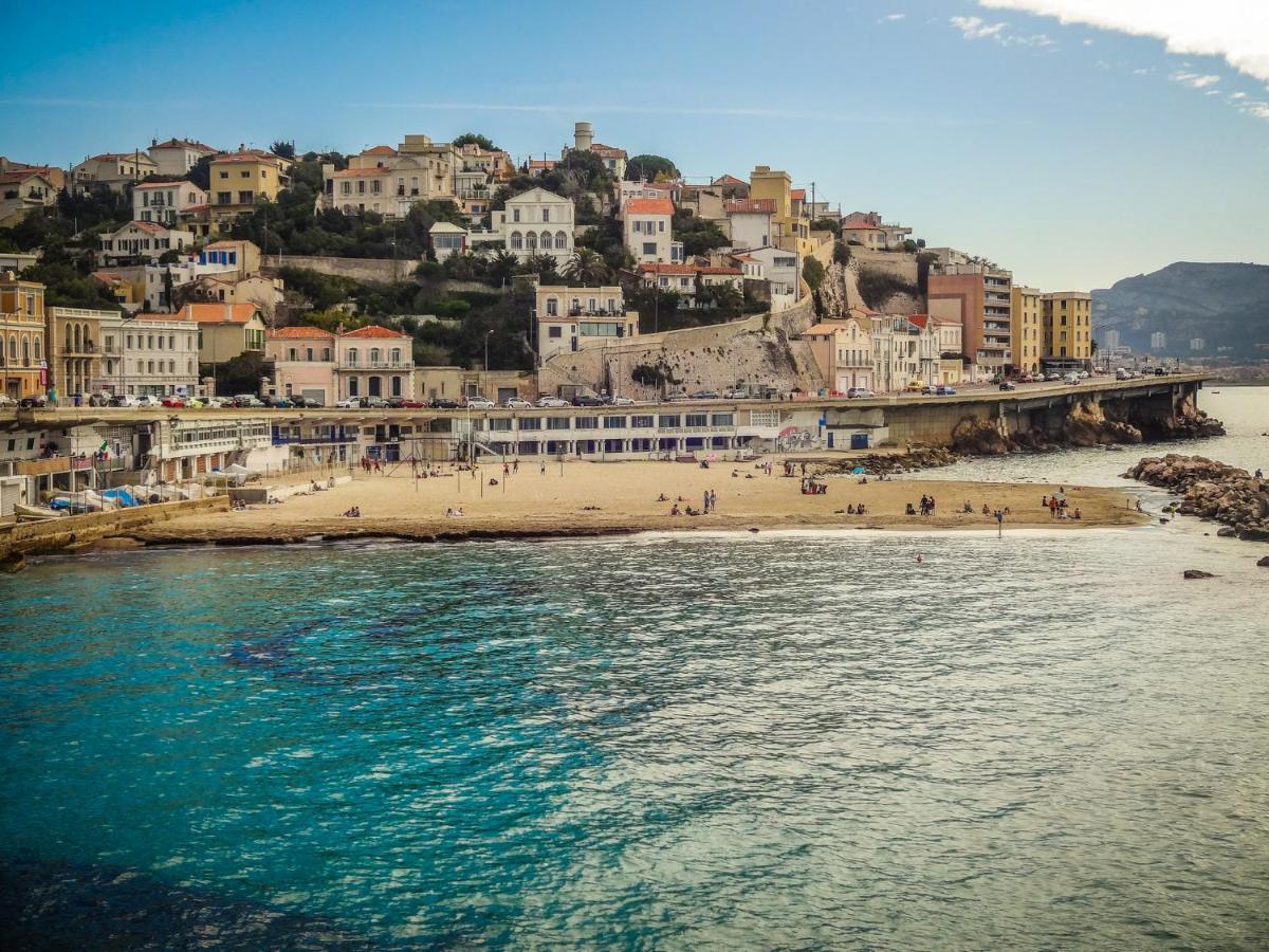 T2 Equipe Au Calme + Terrasse A 1 Km De La Mer Marsilya Dış mekan fotoğraf